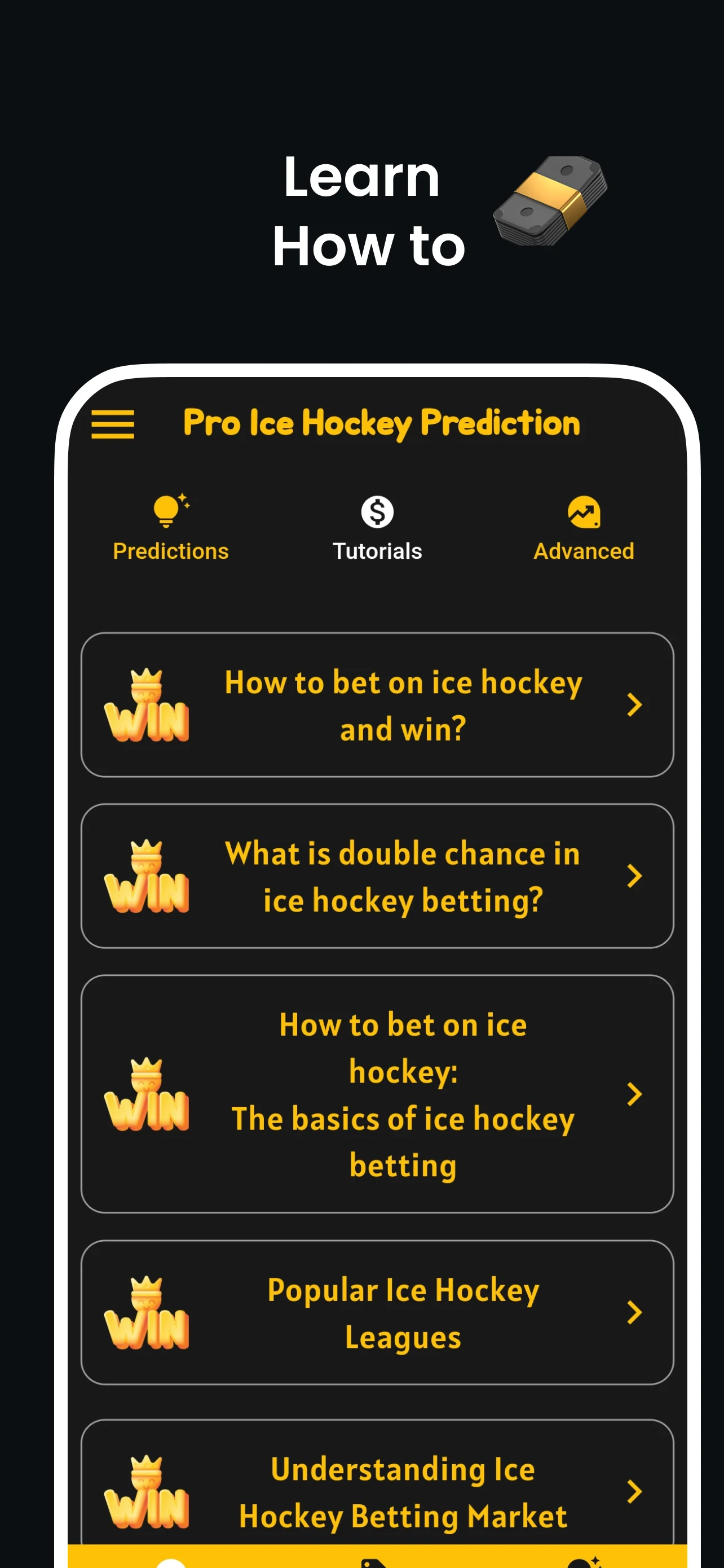 Ice Hockey Predictions & Tips screenshot